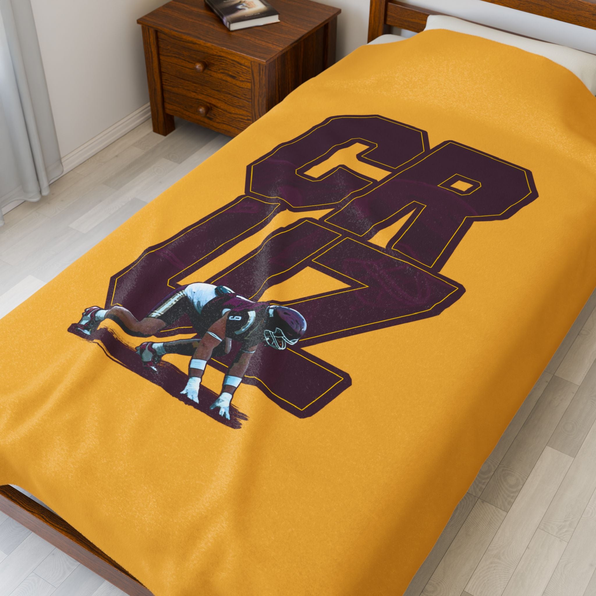 Daniel Cruz III Velveteen Plush Blanket