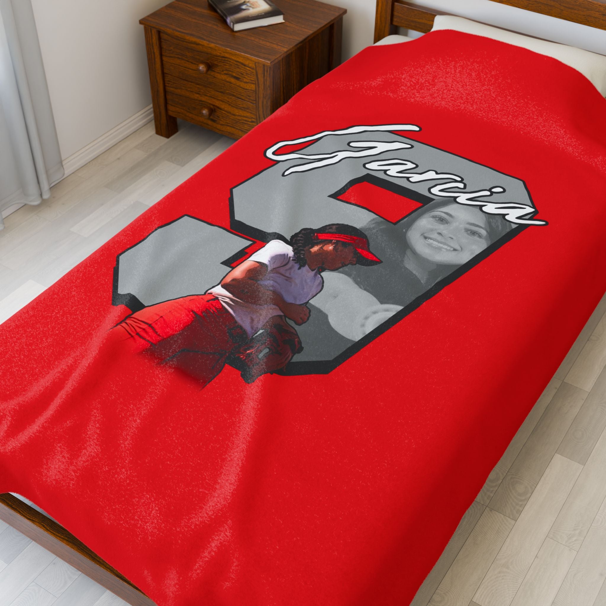 Leilani Garcia Velveteen Plush Blanket
