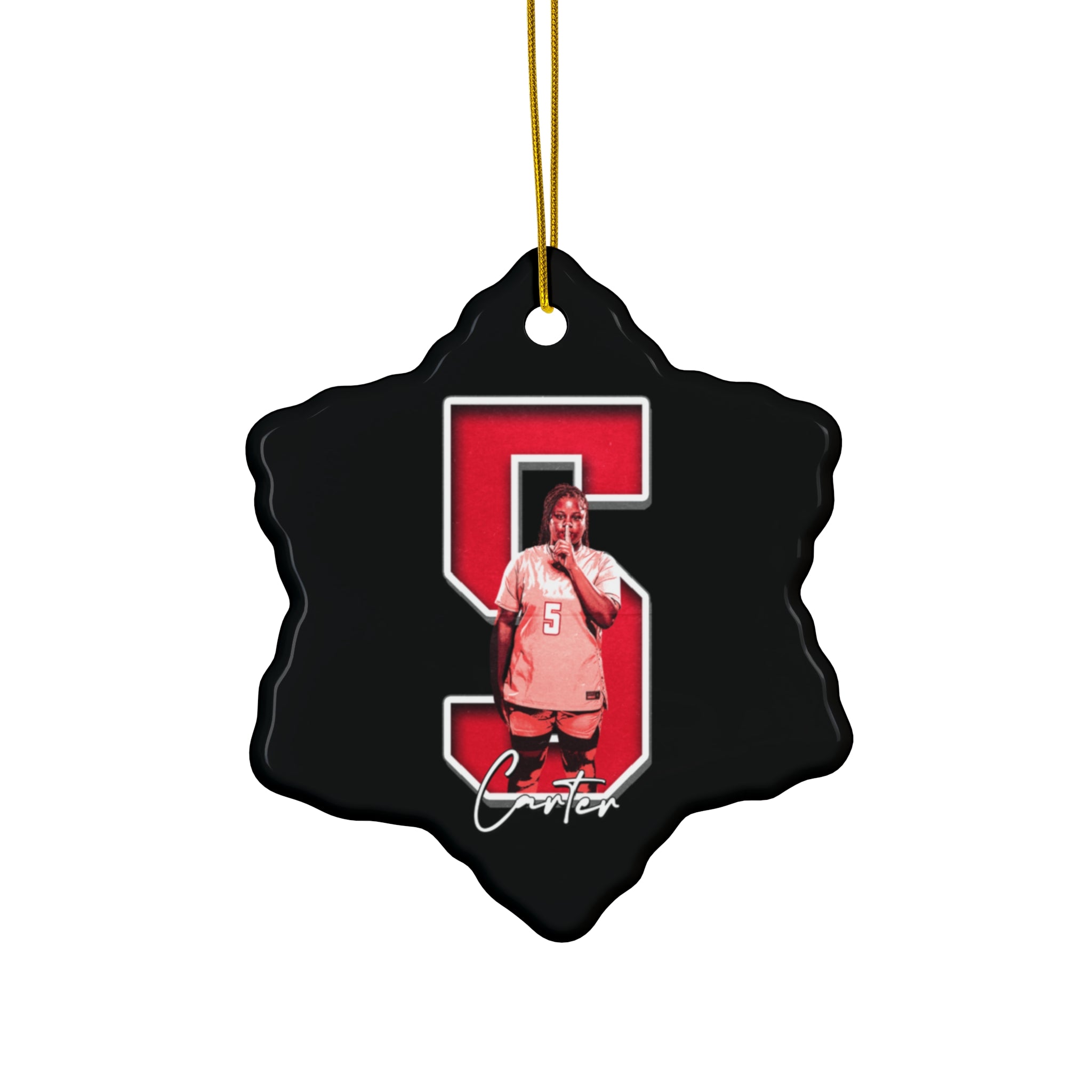 Jayla Carter Ceramic Ornament
