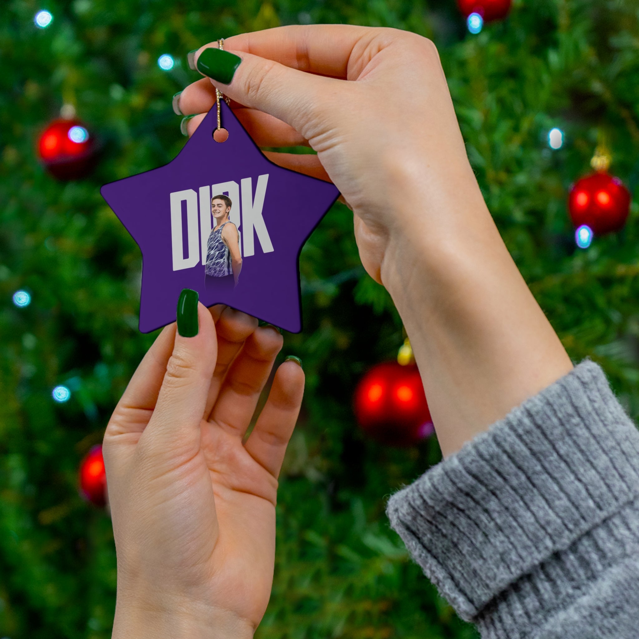 Dirk Crater Ceramic Ornament