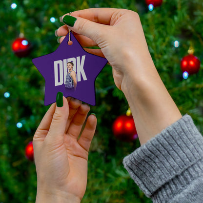 Dirk Crater Ceramic Ornament