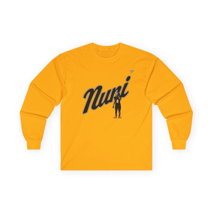Nasir White Long Sleeve Tee