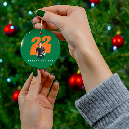 Nevaeh Elliott Ceramic Ornament
