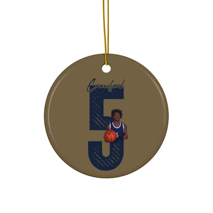 Jayden Crawford Ceramic Ornament