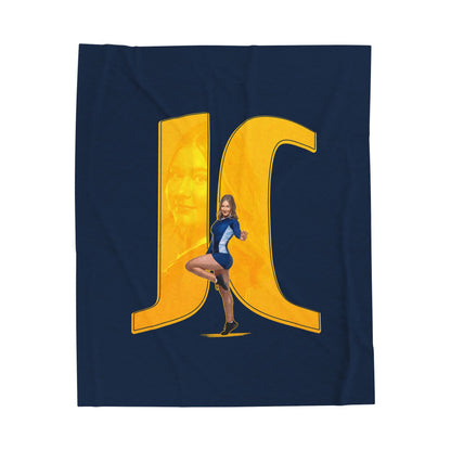 Jillian Collin Velveteen Plush Blanket