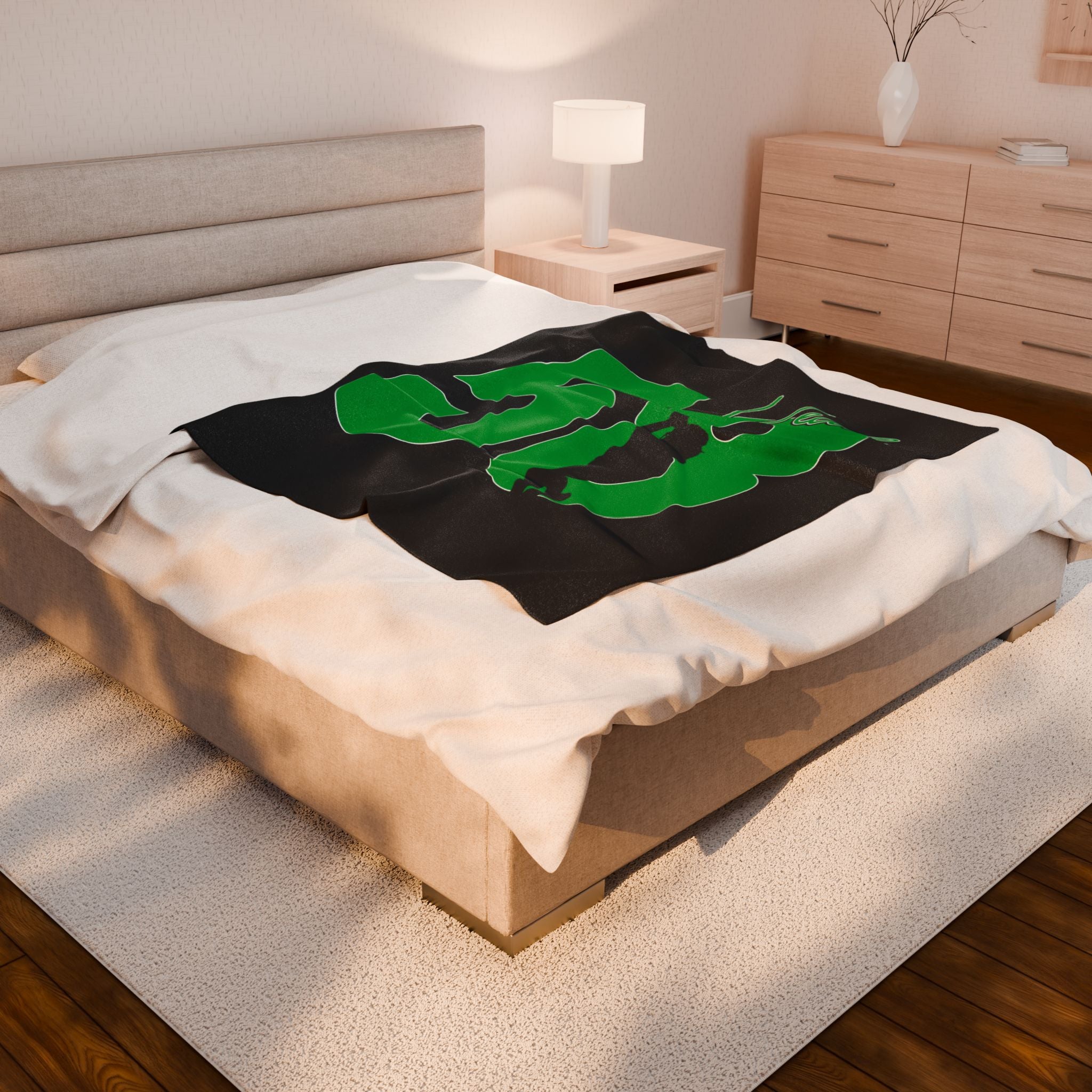 Maddie Veal Velveteen Plush Blanket
