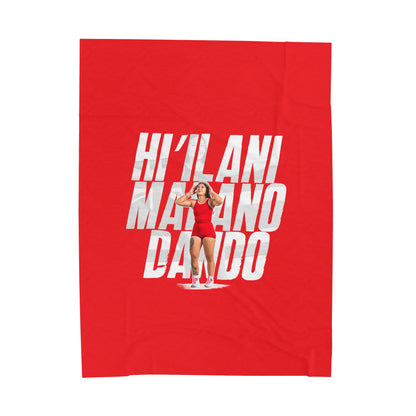Hi'ilani Malano-Dando Velveteen Plush Blanket