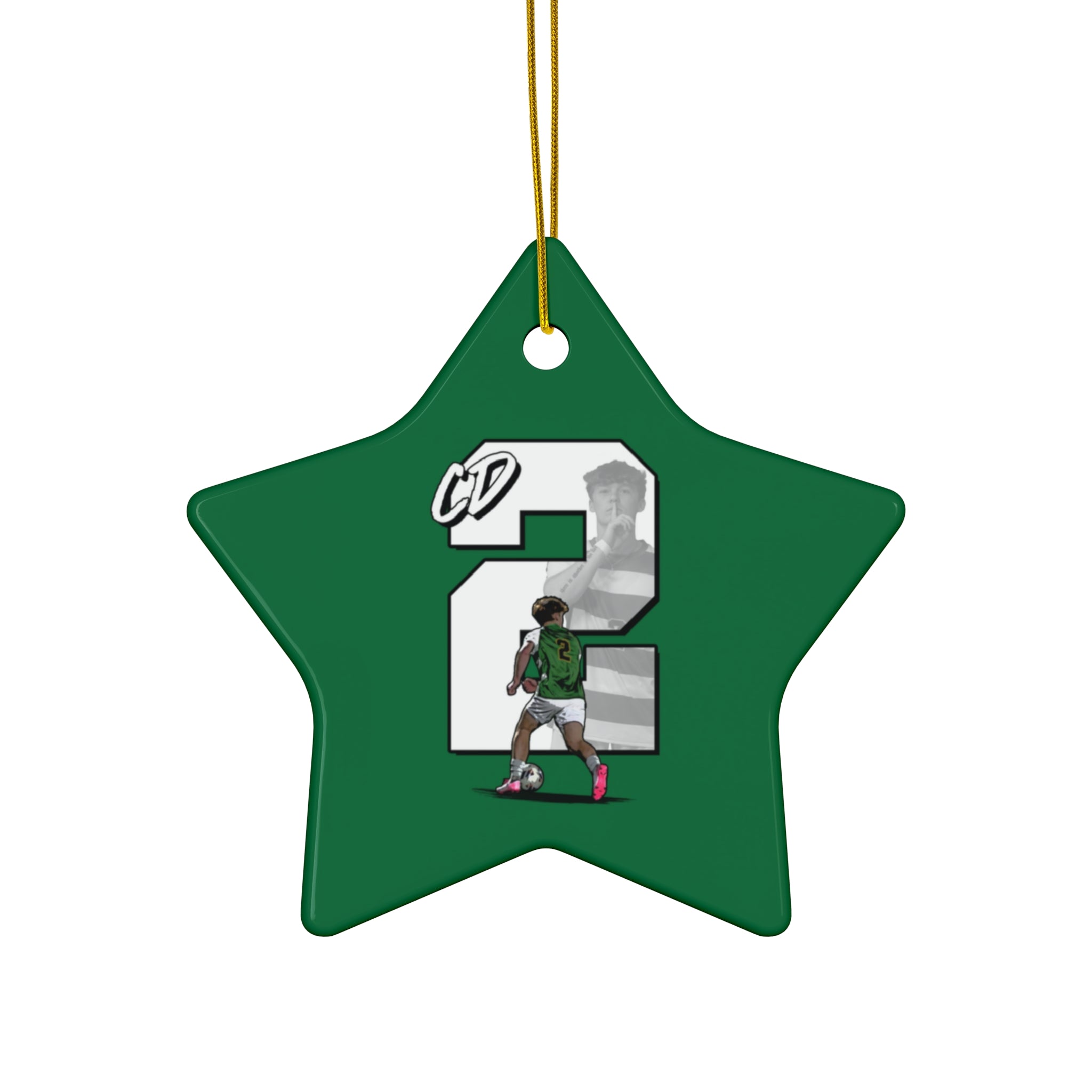 Caleb Drake Ceramic Ornament
