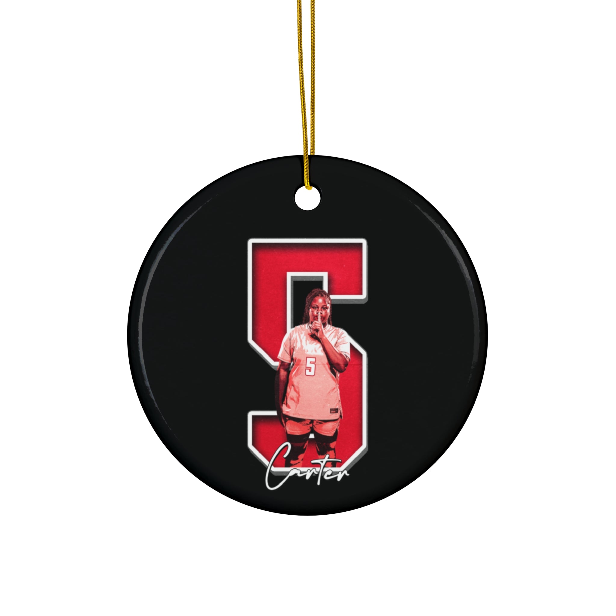 Jayla Carter Ceramic Ornament