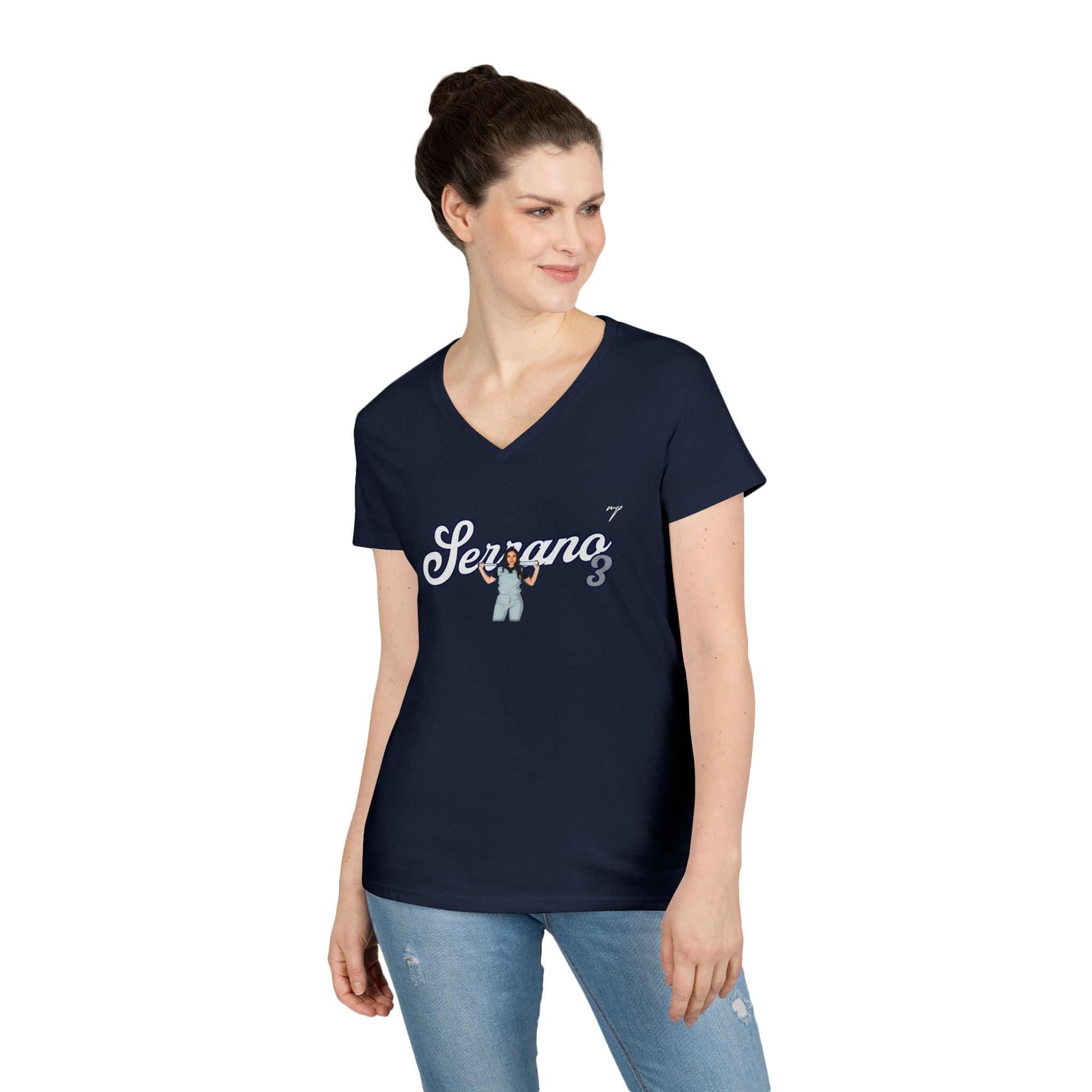 Gianna Serrano V-Neck Tee