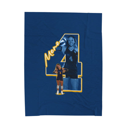 Mallory Merz Velveteen Plush Blanket