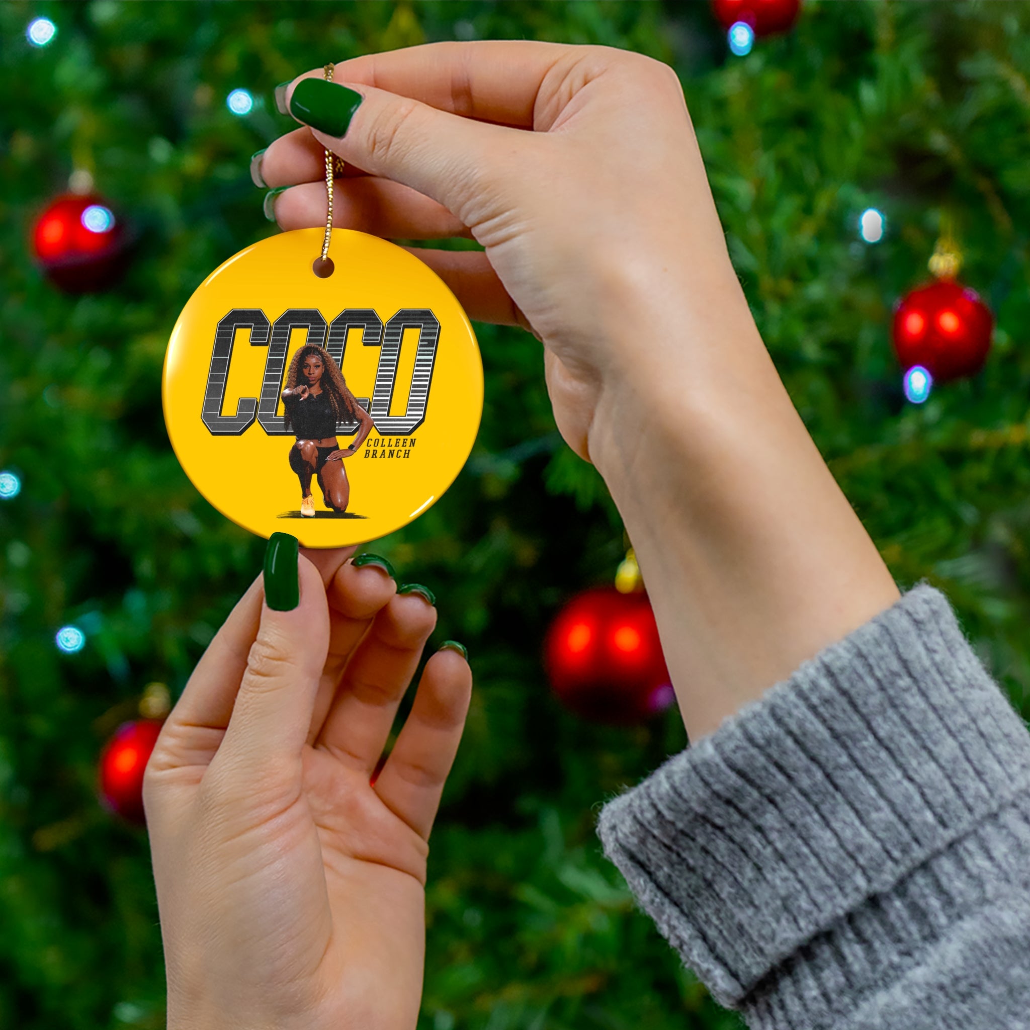 Colleen "Co Co" Branch Ceramic Ornament
