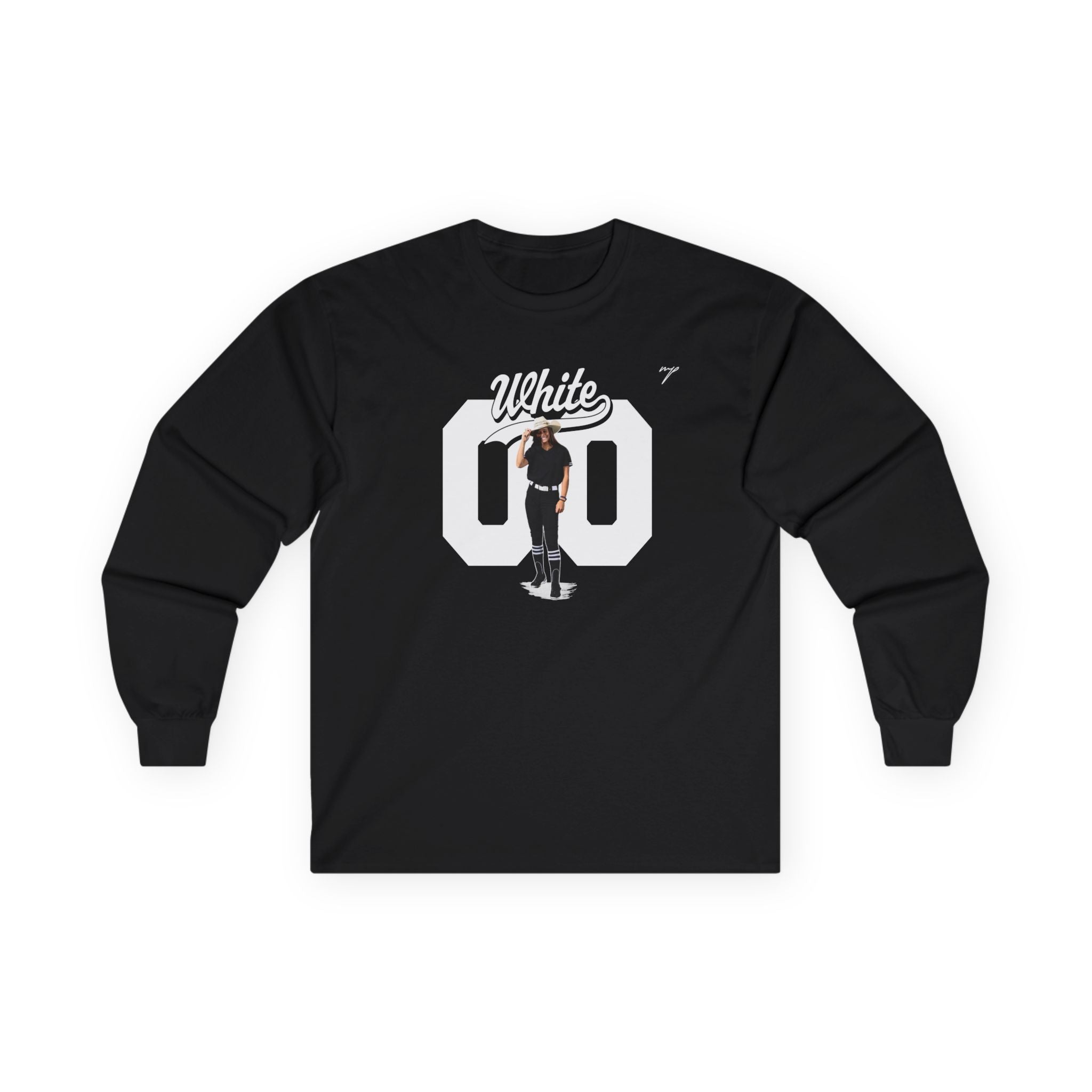 Piper White Long Sleeve Tee