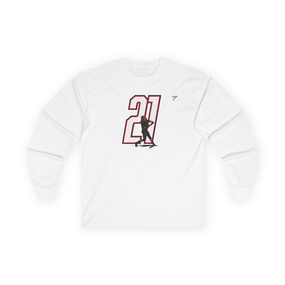 Kendle White Long Sleeve Tee