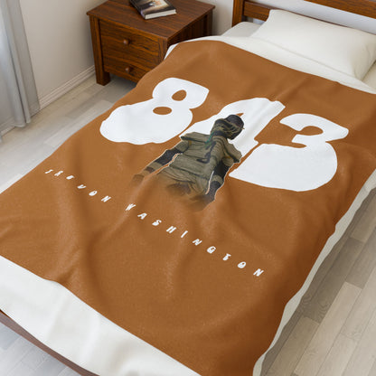 Trevon Washington Velveteen Plush Blanket