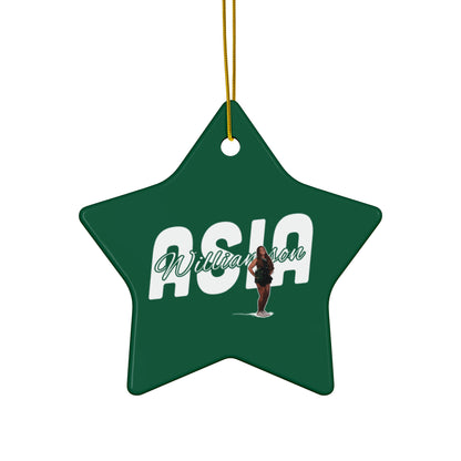 Asia Williamson Ceramic Ornament
