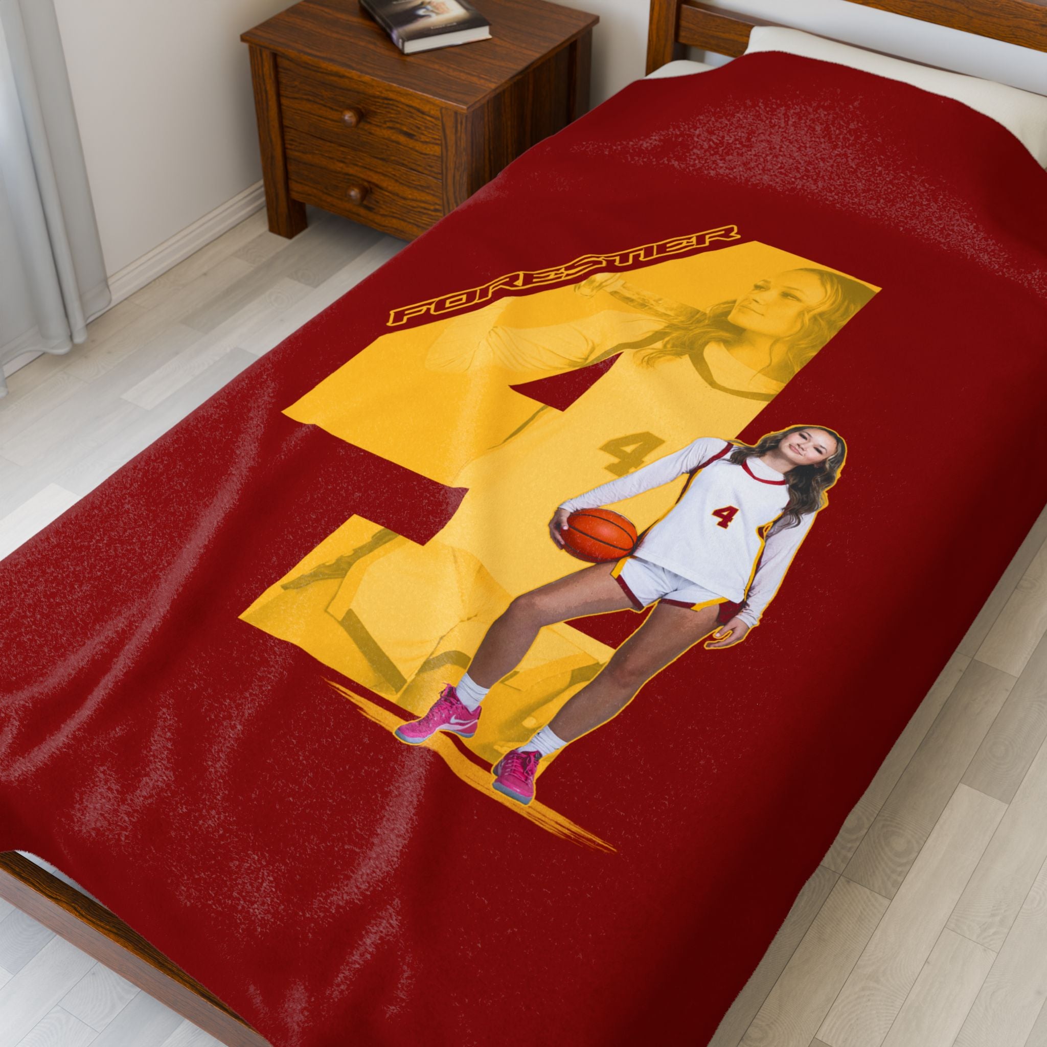 Rian Forestier Velveteen Plush Blanket