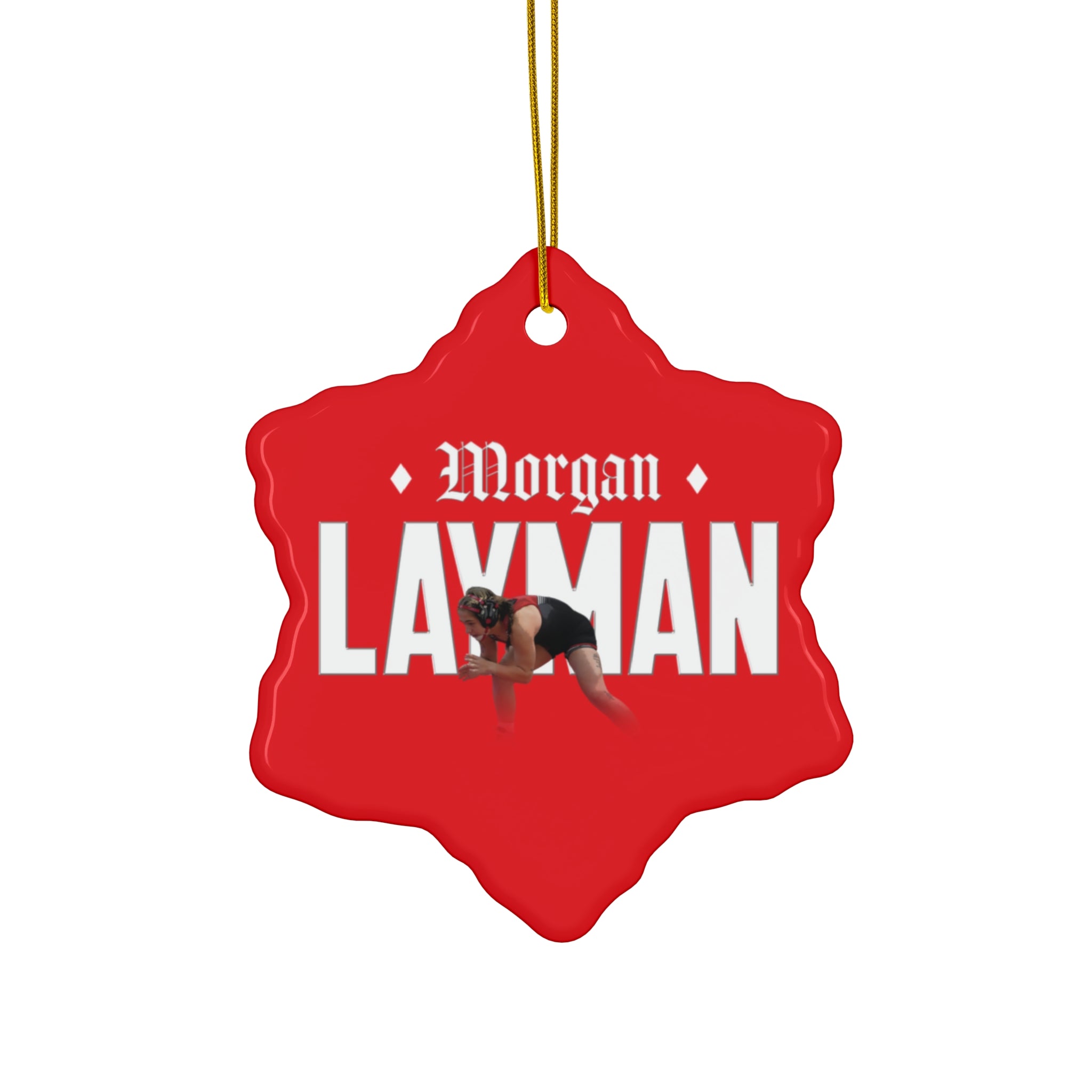 Morgan Layman Ceramic Ornament