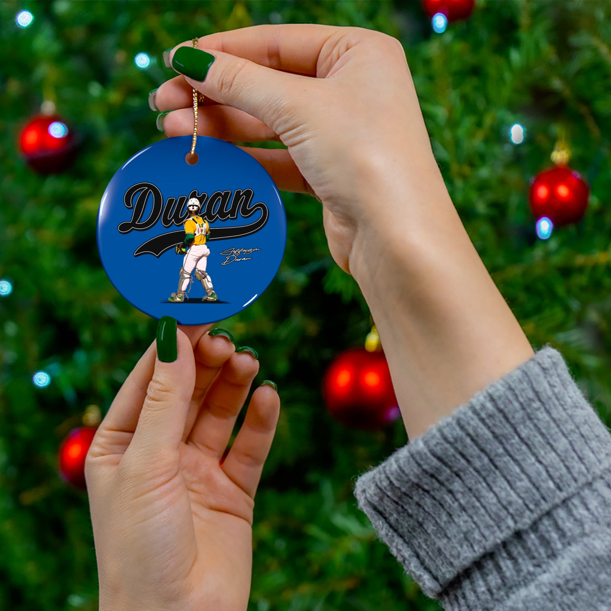 Jefferson Duran Ceramic Ornament