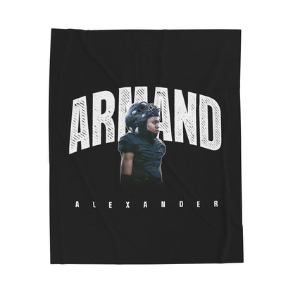 Armand Alexander Velveteen Plush Blanket
