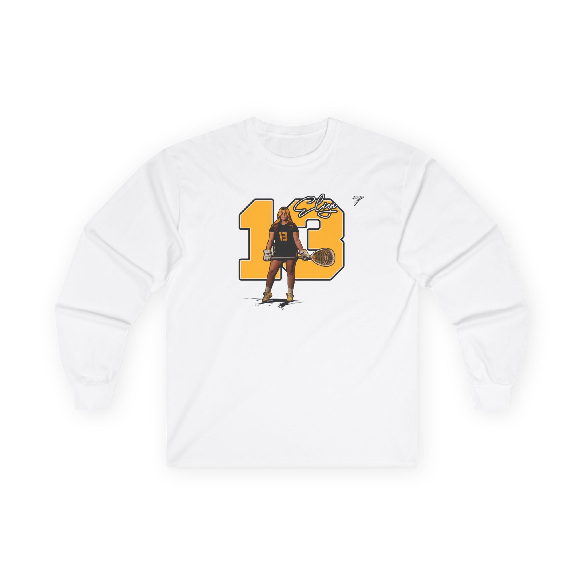 Eliza White Long Sleeve Tee