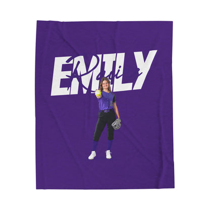Emily Racine Velveteen Plush Blanket