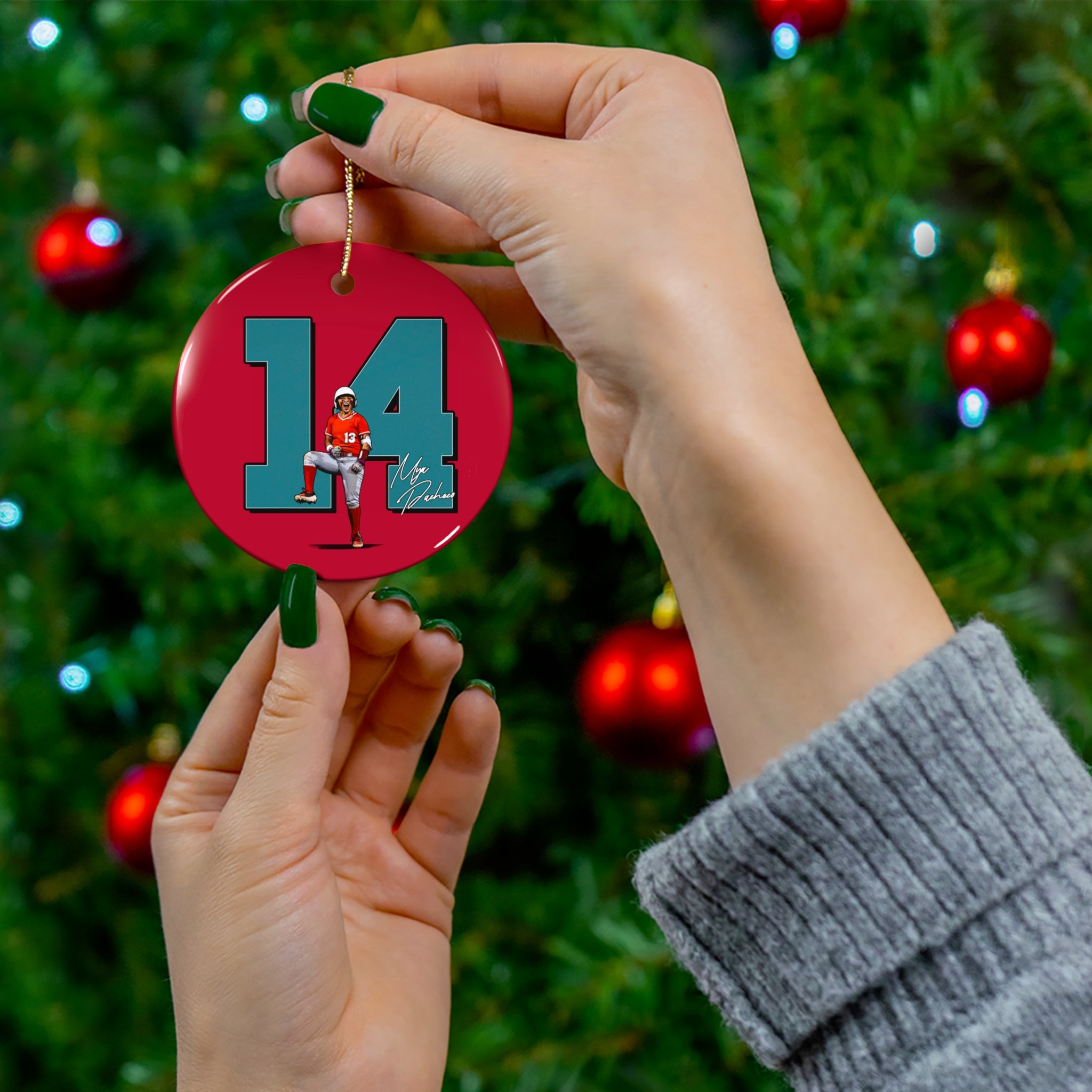 Mya Pacheco Ceramic Ornament