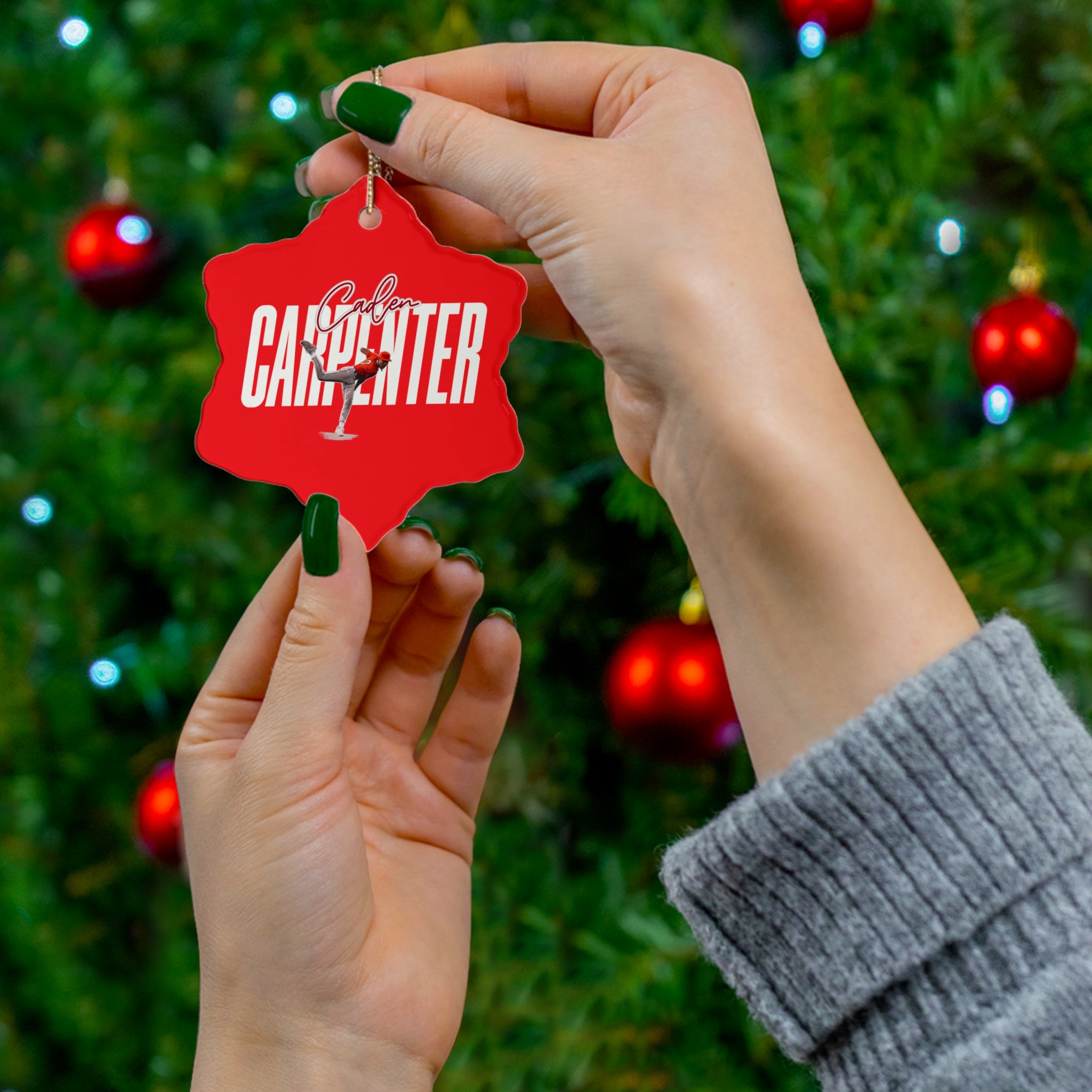 Caden Carpenter Ceramic Ornament