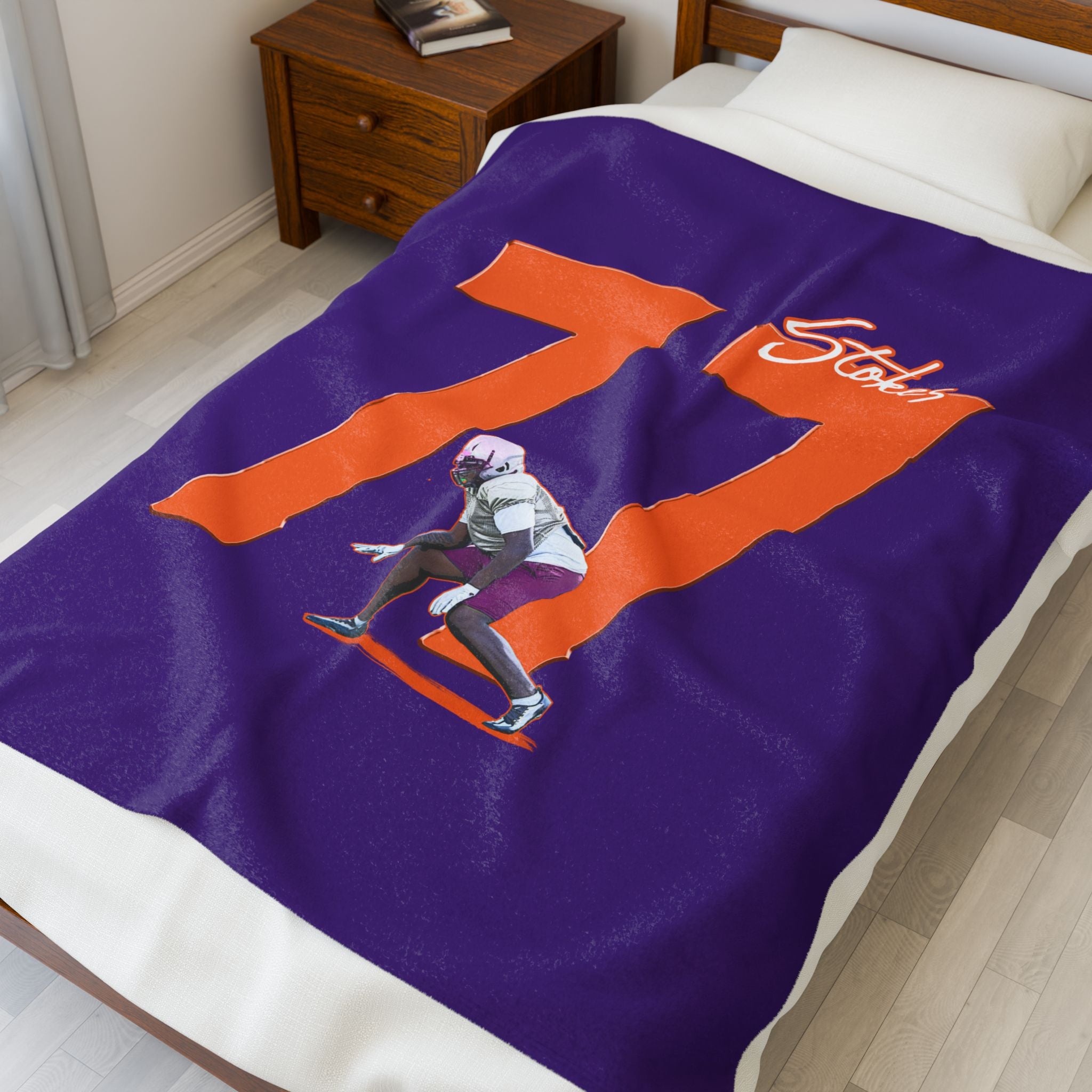 Zyon Stokes Velveteen Plush Blanket