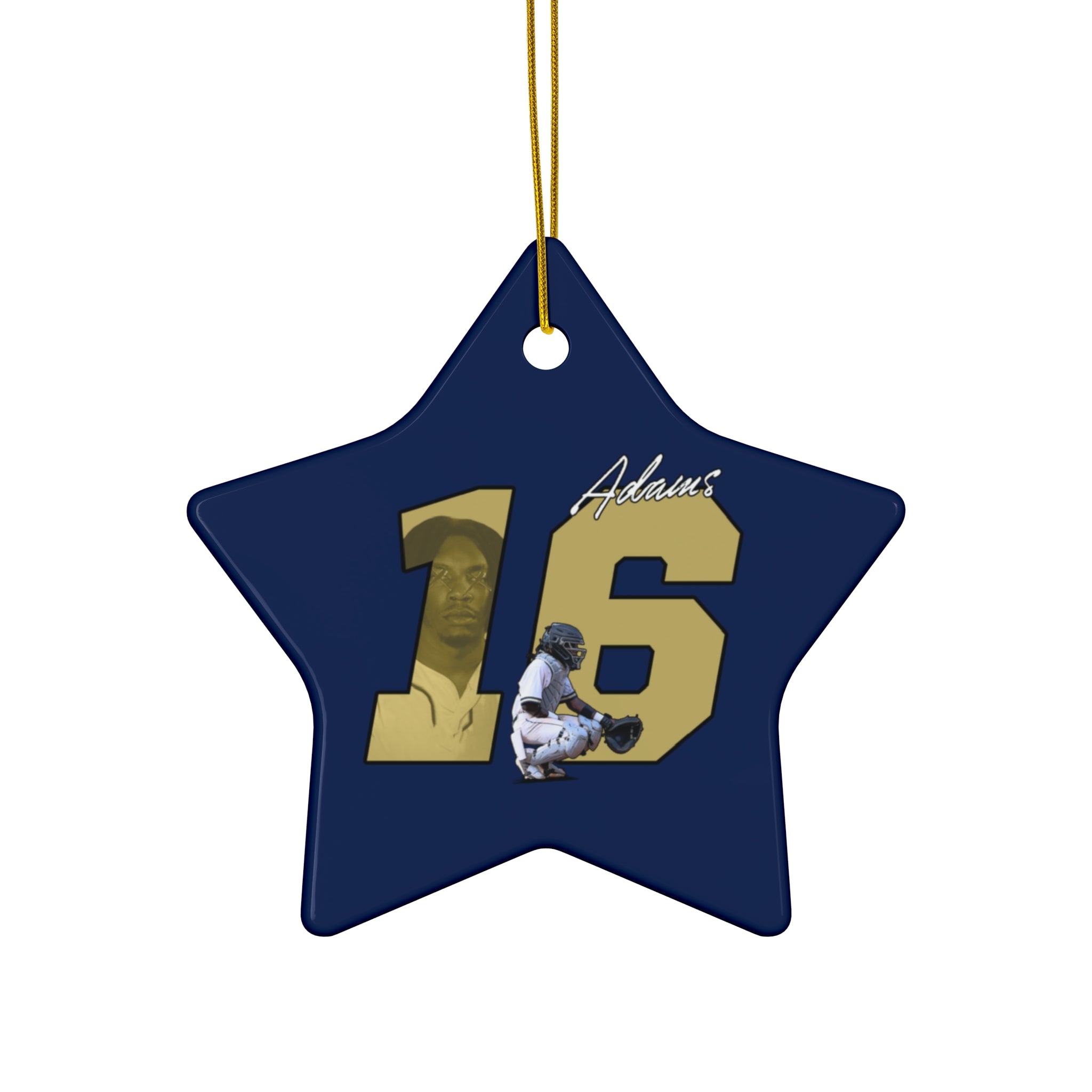 Malachi Adams Ceramic Ornament