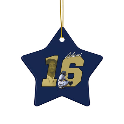 Malachi Adams Ceramic Ornament