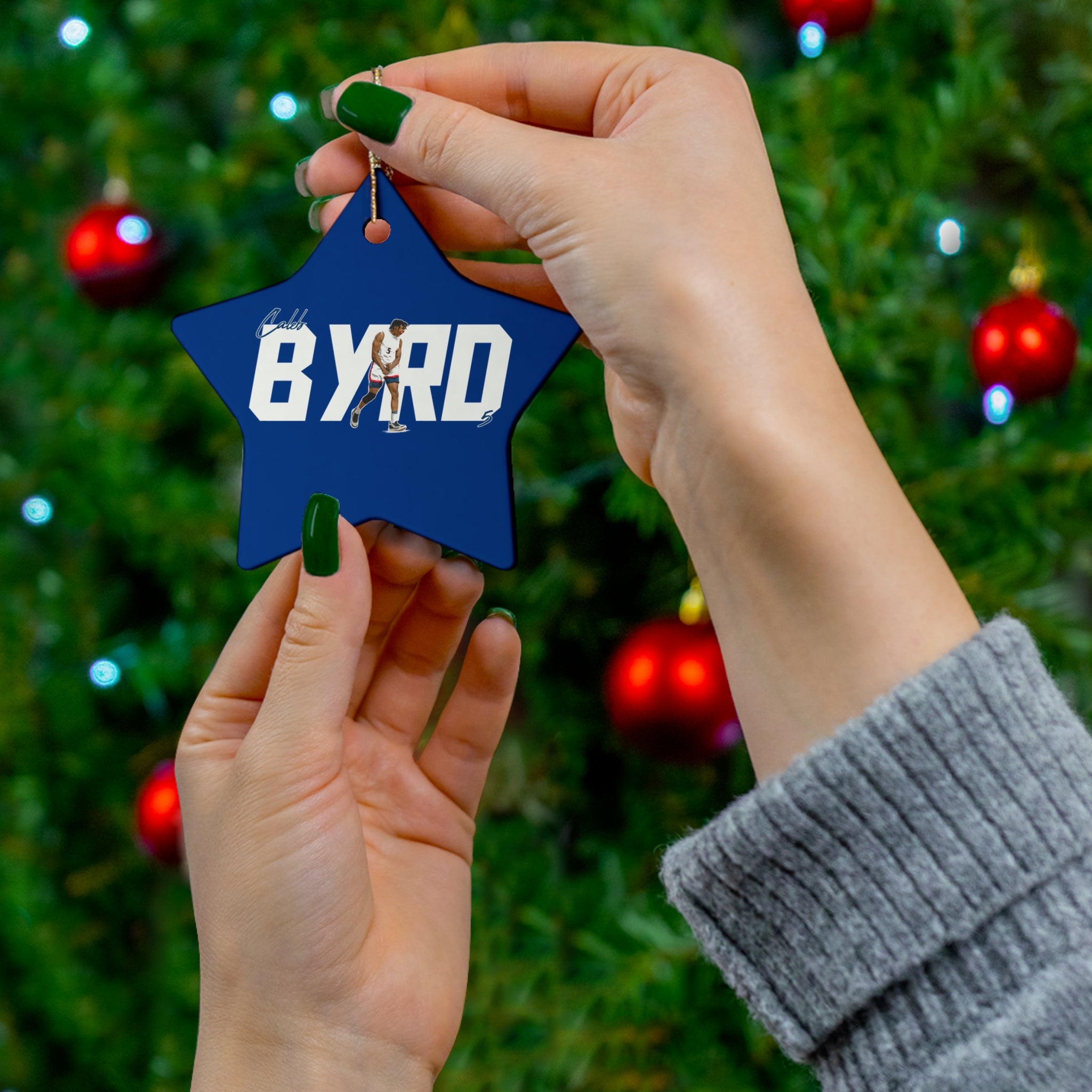 Caleb Byrd Ceramic Ornament