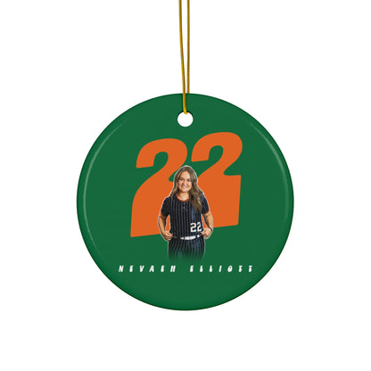 Nevaeh Elliott Ceramic Ornament