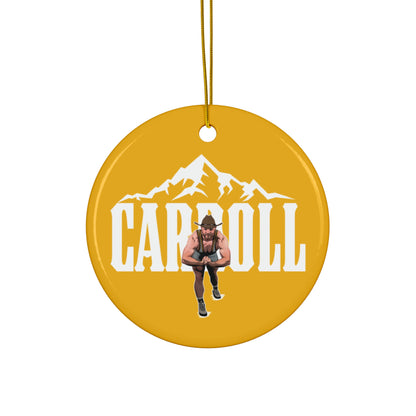 Christian Carroll Ceramic Ornament