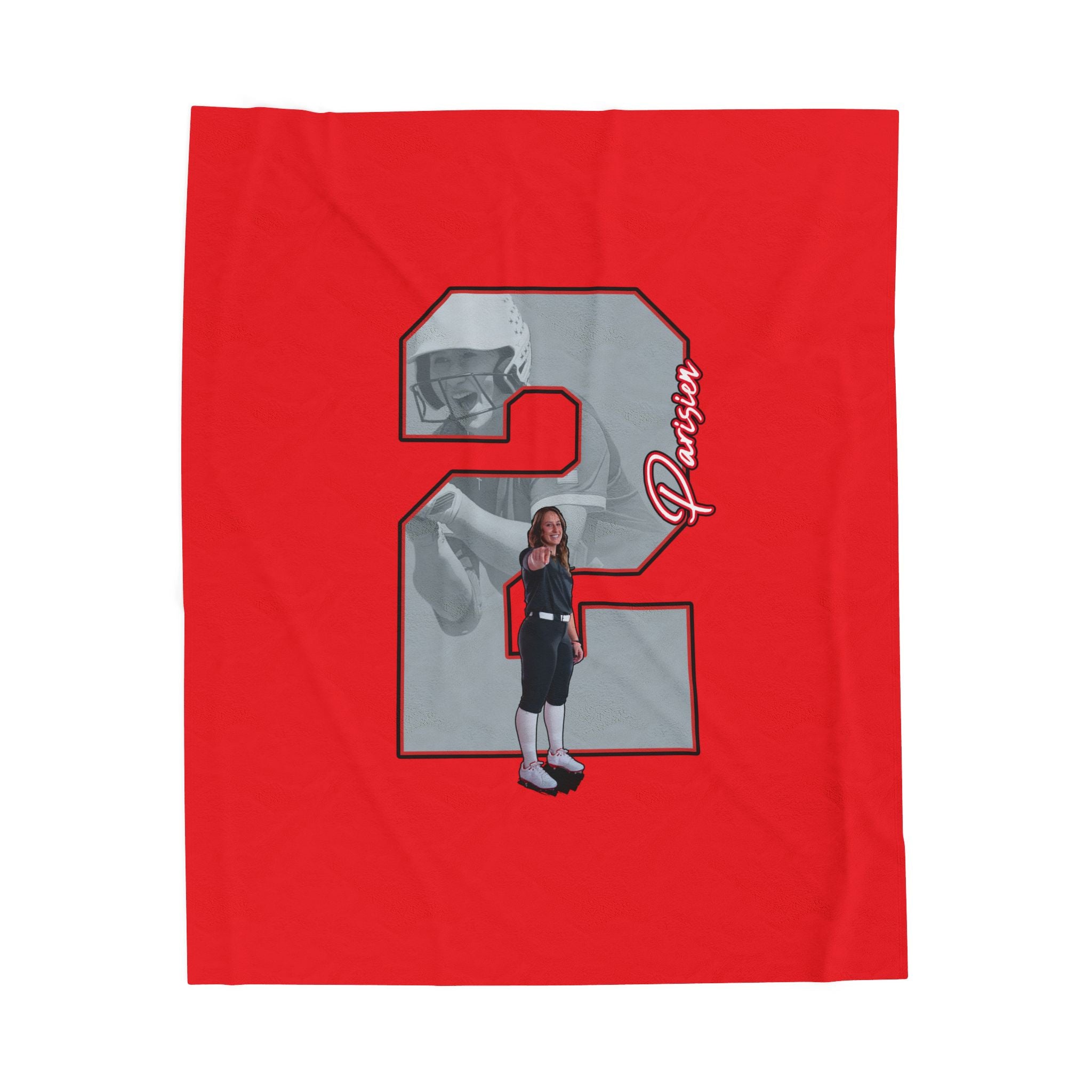 Hadley Parisien Velveteen Plush Blanket