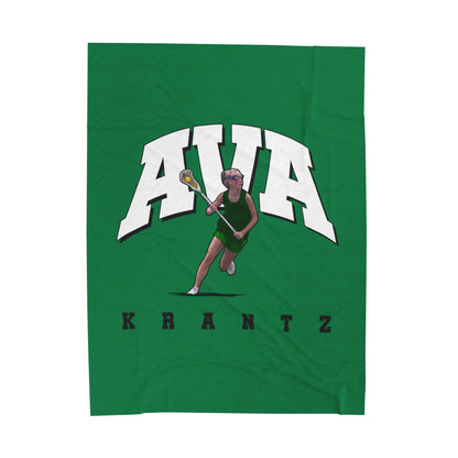 Ava Krantz Velveteen Plush Blanket