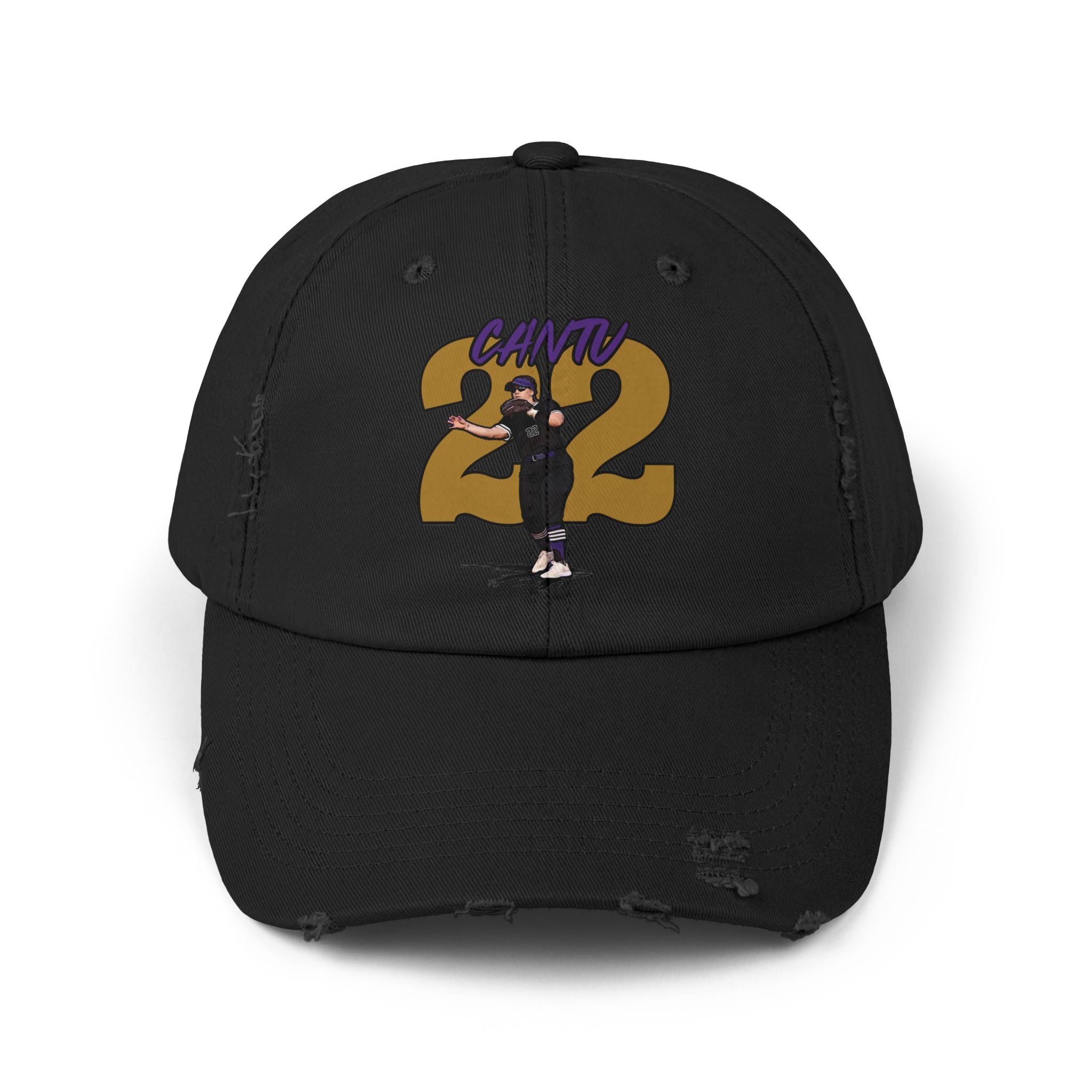 Jazlynn Cantu Distressed Dad Cap