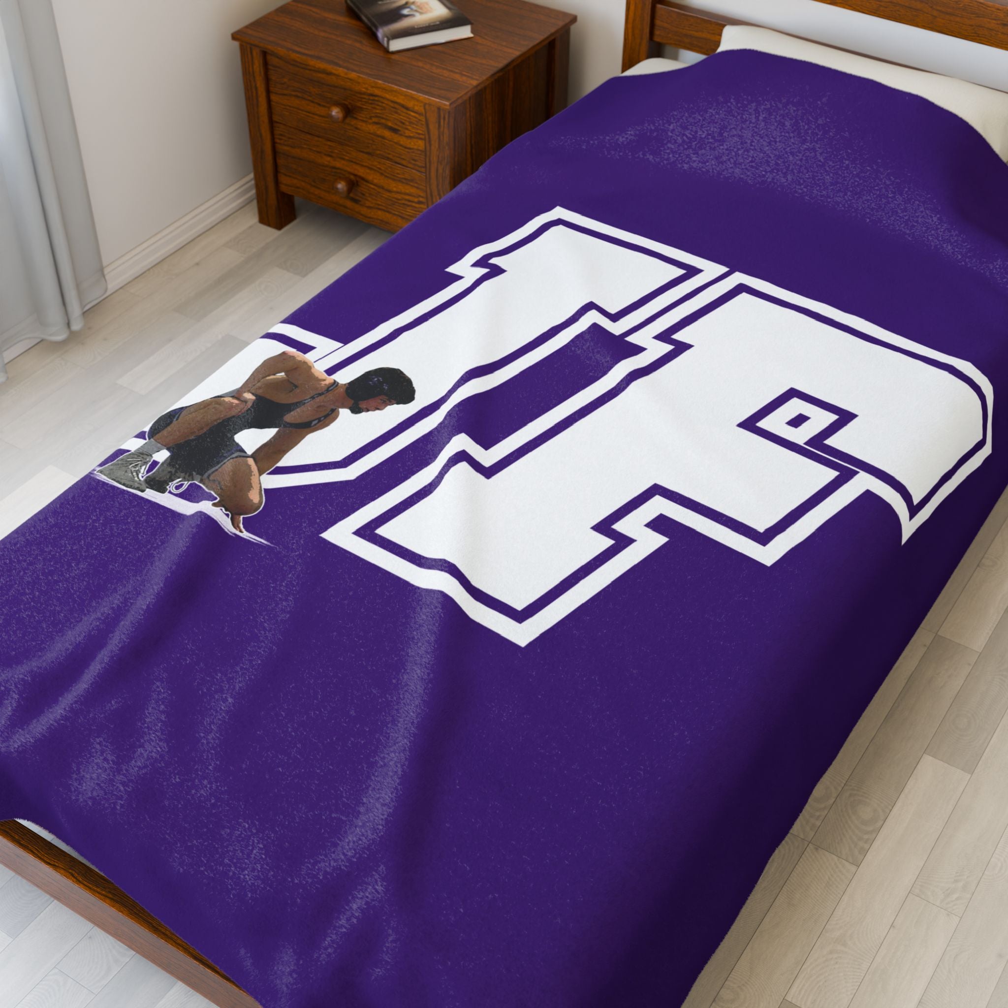 Justin Fortugno Velveteen Plush Blanket