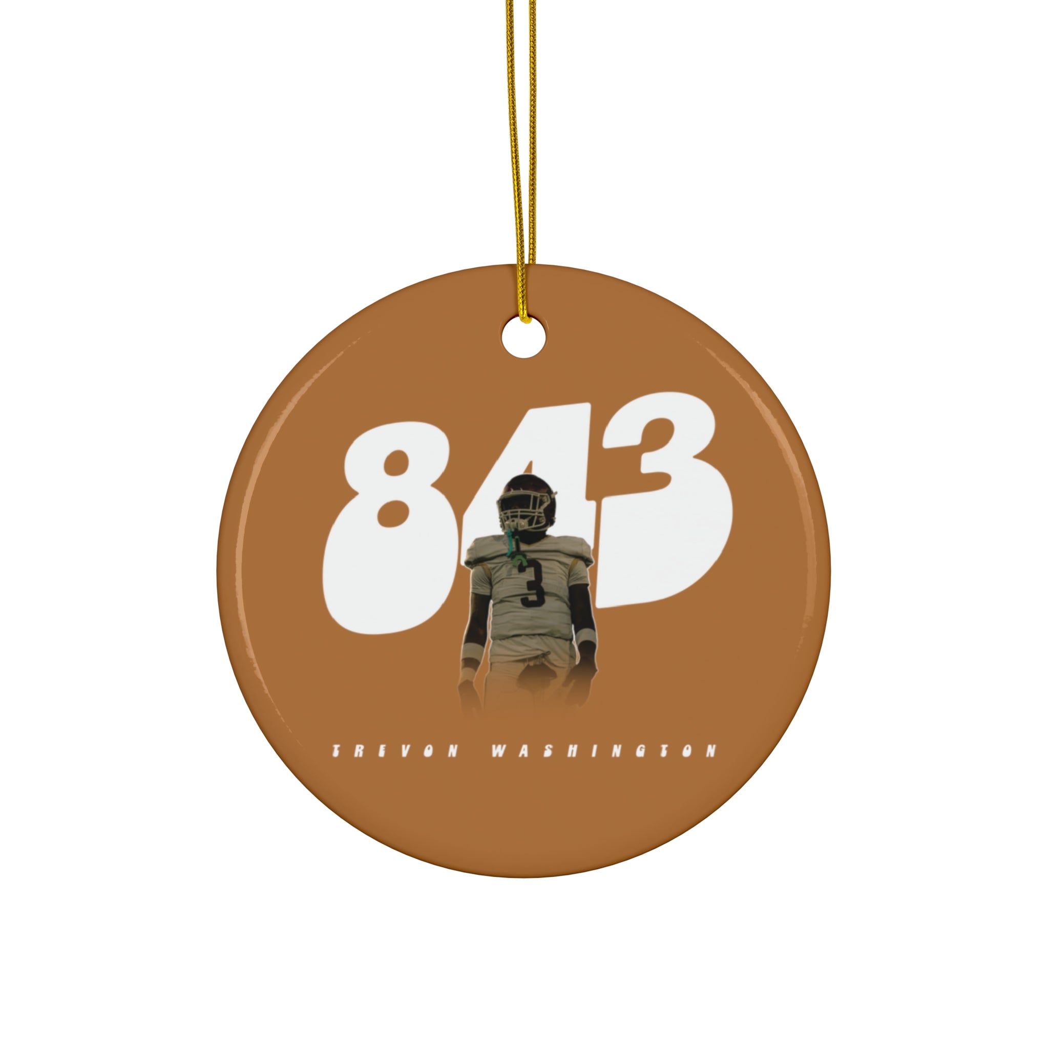 Trevon Washington Ceramic Ornament