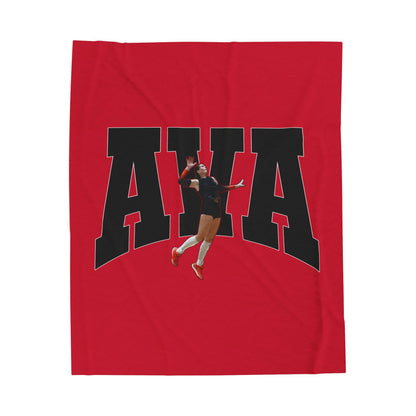 Ava Wilkerson Velveteen Plush Blanket