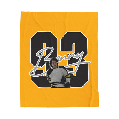 Benny Cunningham Velveteen Plush Blanket