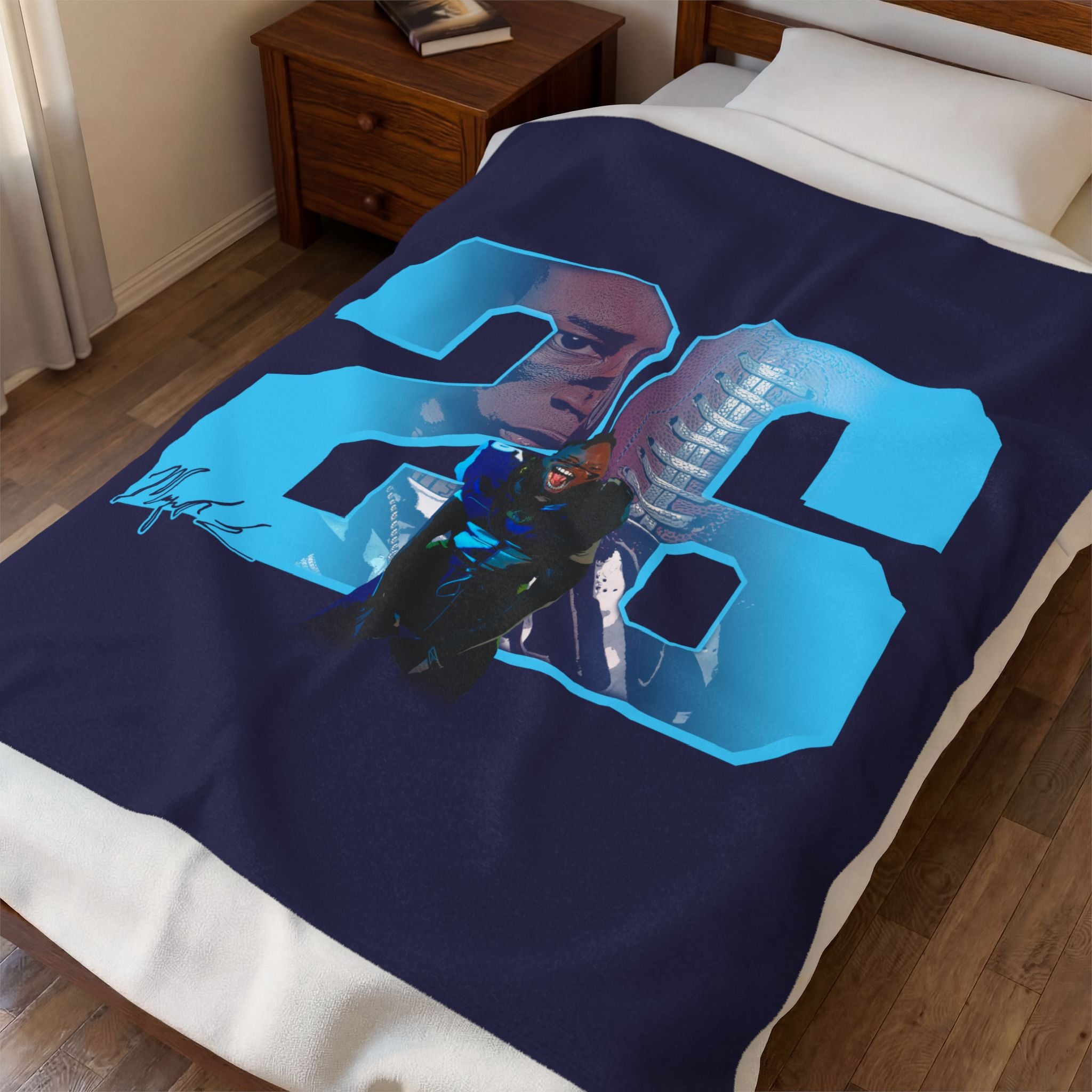 Ari Sephus Velveteen Plush Blanket
