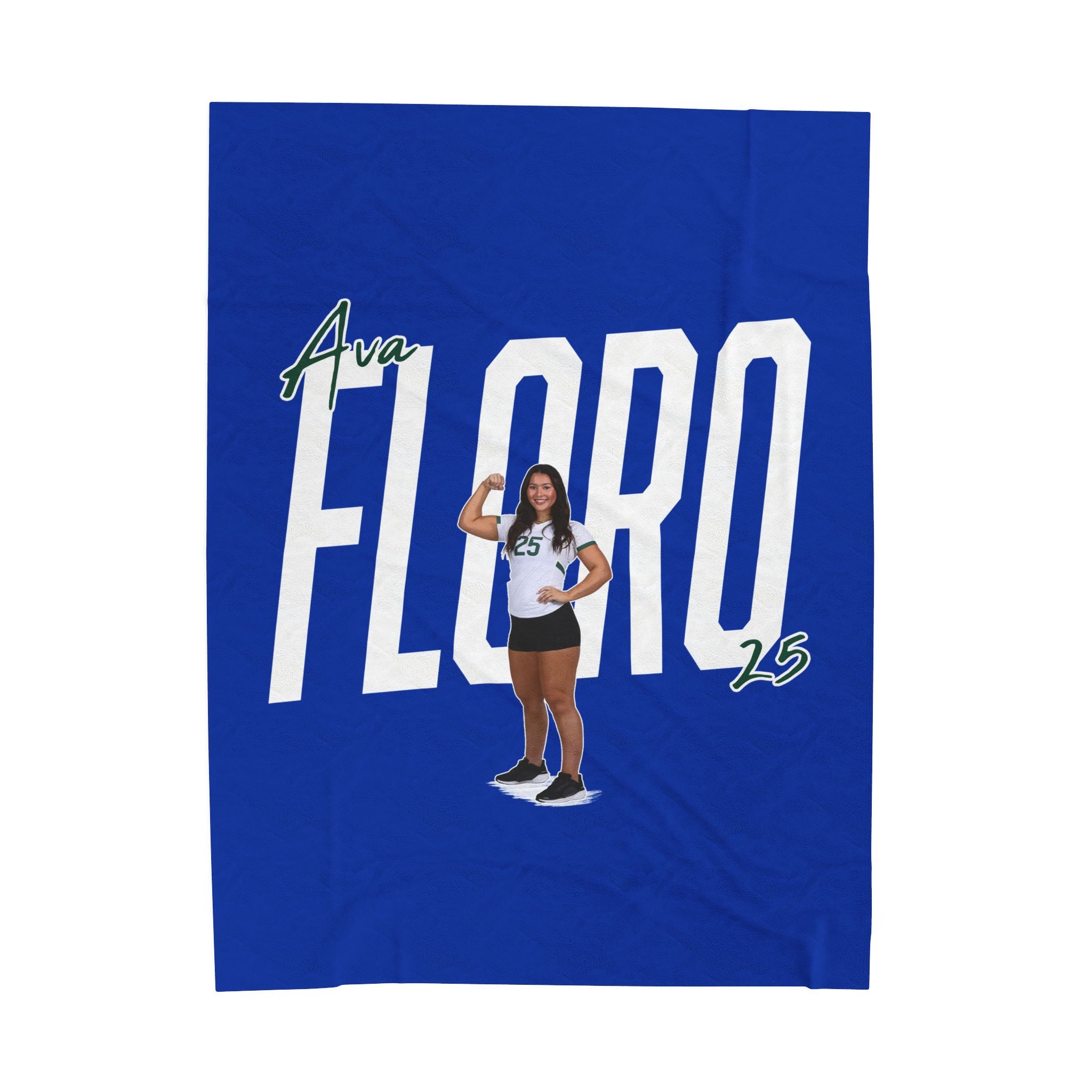Ava Floro Velveteen Plush Blanket