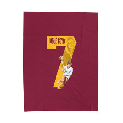 Peyton Logue-Boyd Velveteen Plush Blanket