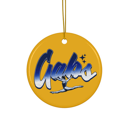 Gabby Riley Ceramic Ornament