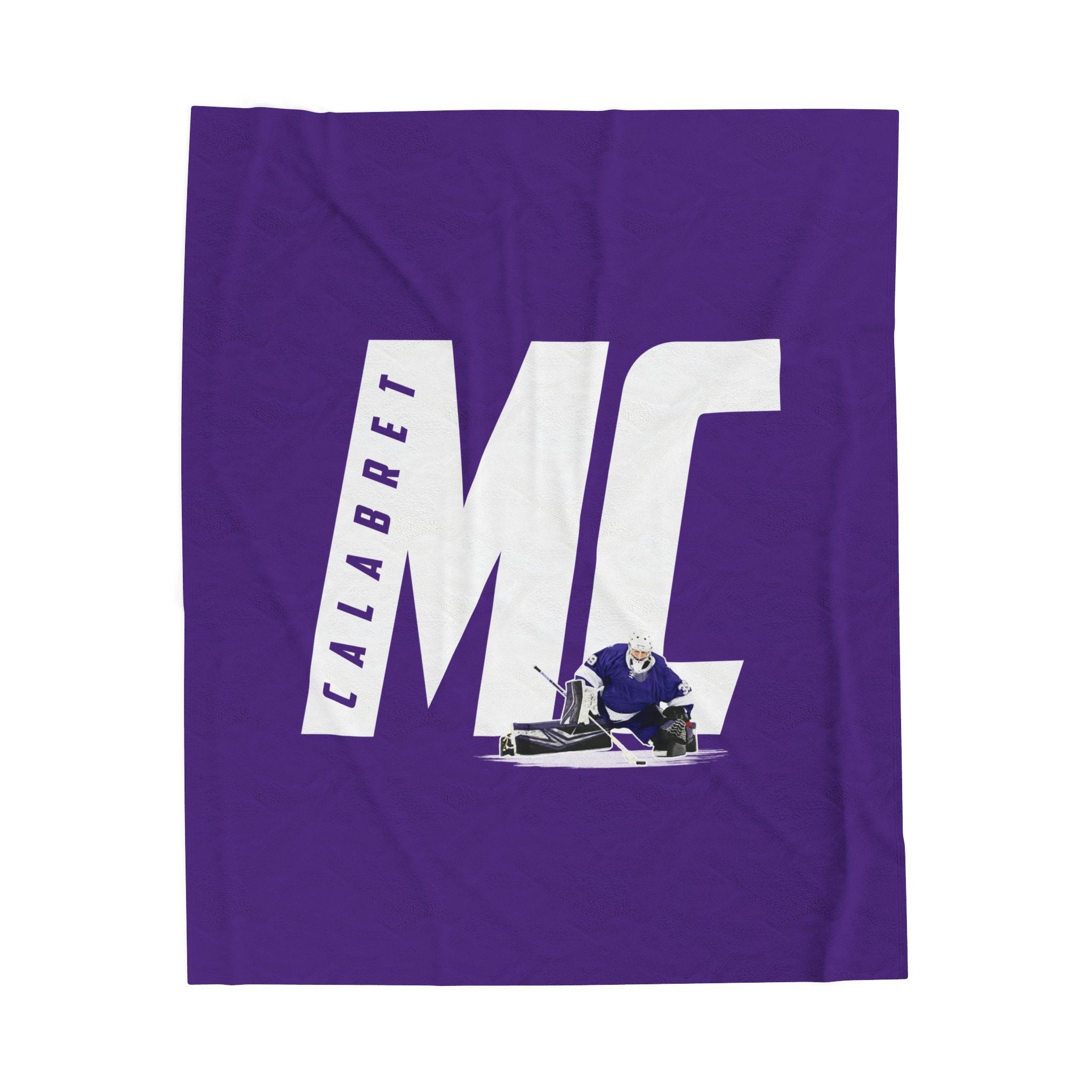 Michael Calabret Velveteen Plush Blanket