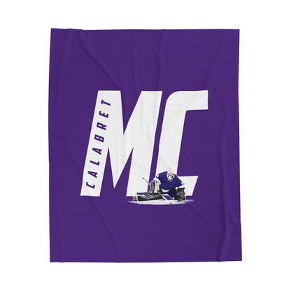 Michael Calabret Velveteen Plush Blanket