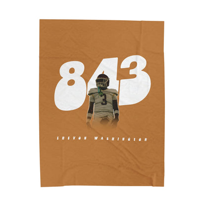 Trevon Washington Velveteen Plush Blanket