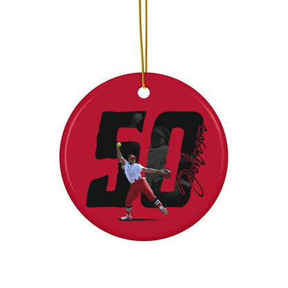 Dezaria Johnson Ceramic Ornament