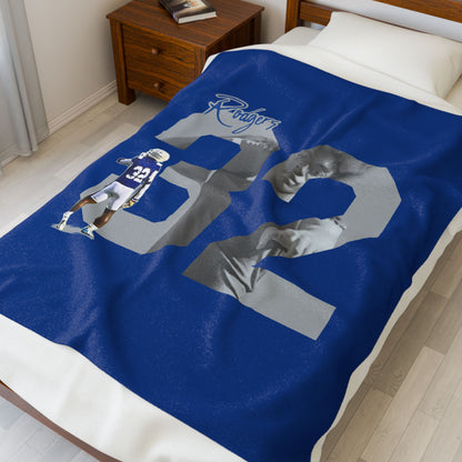 Dorion Rodgers Velveteen Plush Blanket